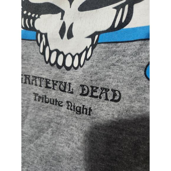 Rare Grateful Dead Tribute Night T Shirt Mens Size Med Grey Chicago Farewell - Picture 6 of 12